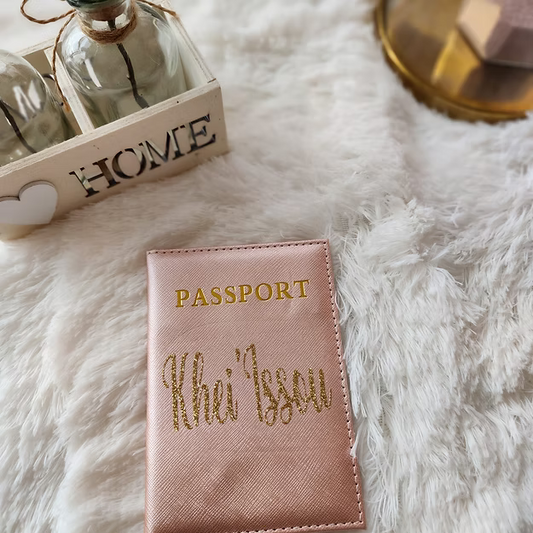 Étuis Passeport Doré